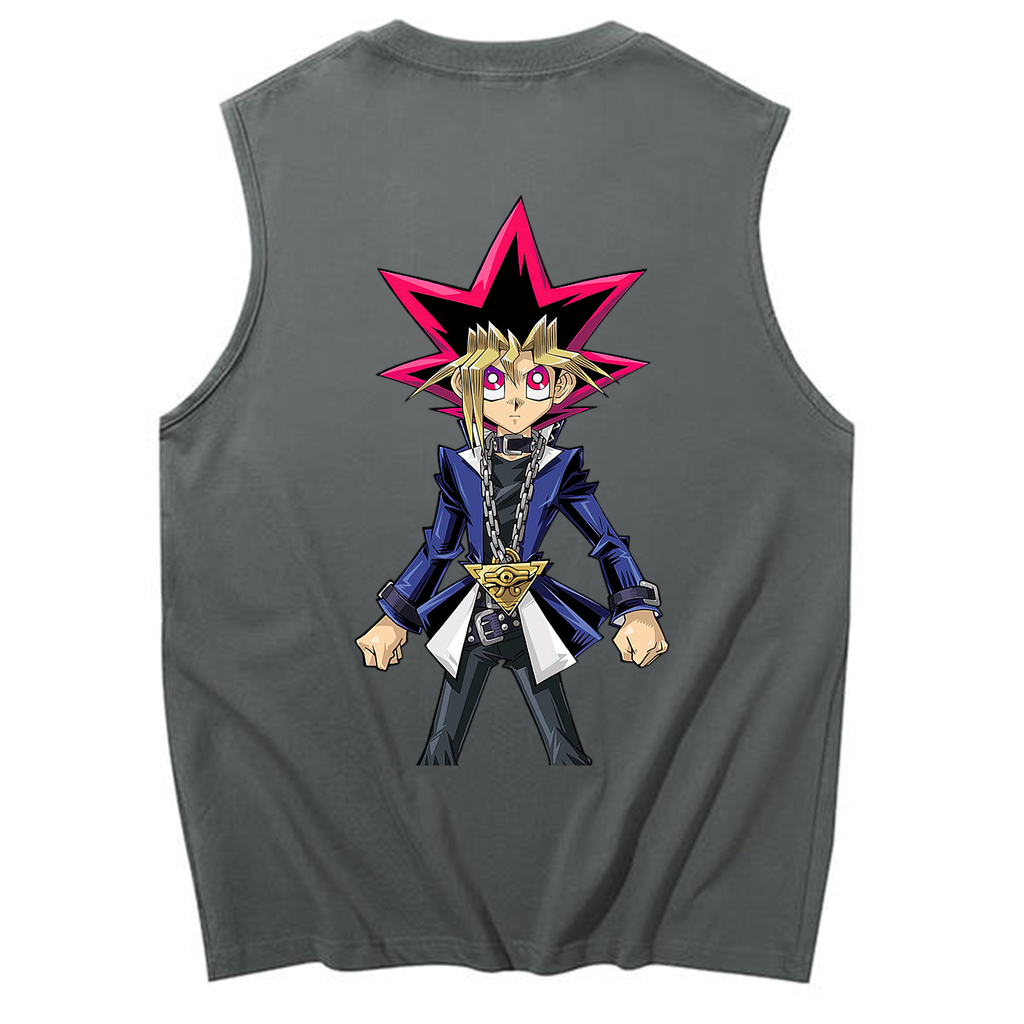 （画像用） 遊☆戯☆王 Yu-Gi-Oh! コットン100％タンクトップ（背面プリント）